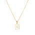Cube Fritillaria Pendant Necklace